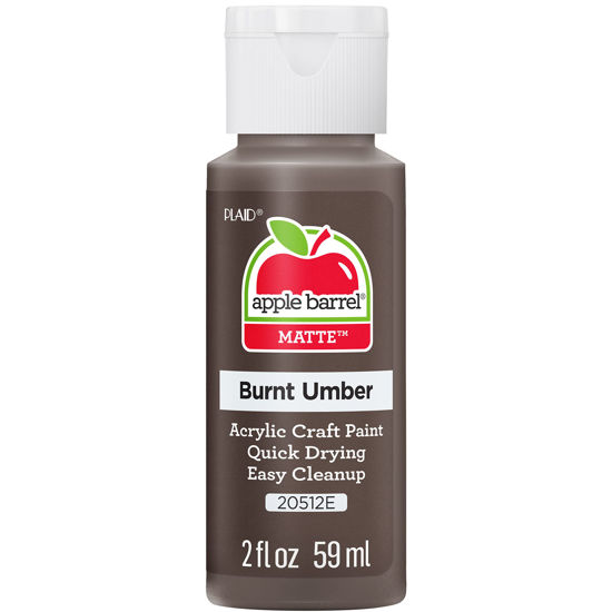 Picture of Apple Barrel Acrylic Paint in Assorted Colors (2 oz), 20512, Burnt Umber