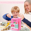 Picture of Piggy Bank for Girls 4-11 Years Old,Refasy Kids Safe Bank for Boys Christmas Birthday Gifts Toy for Kids Electronic ATM Money Bank for Adults Money Saving Box Safe Coin Bank Toy Kids Toys Pink