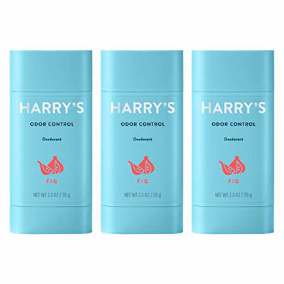 Picture of Harry's Men's Deodorant - Odor Control Deodorant - Aluminum-Free - Fig, 2.5 Oz, 3 count (Pack of 1)