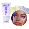 Picture of DAGEDA Body Glitter Gel, Holographic Face Glitters Body Gel Shimmer Liquid Eyeshadow, Color Changing Glitter for Face Hair Nails, Glitter Under Light Festival Glitter Makeup 1.7oz (Mystic Purple)