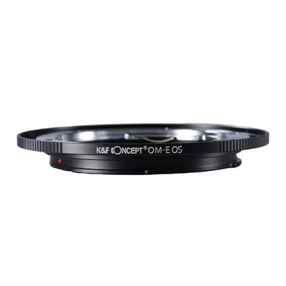 Picture of K&F Concept Lens Mount Adapter, Olympus OM Lens to EF Camera for 1D, 1DS, Mark II, III, IV, 5D, Mark II, 7D, 40D, 50D, 60D, 70D, Digital Rebel T2i, T3, T3i, T4i, T5i, SL1