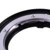 Picture of K&F Concept Lens Mount Adapter, Olympus OM Lens to EF Camera for 1D, 1DS, Mark II, III, IV, 5D, Mark II, 7D, 40D, 50D, 60D, 70D, Digital Rebel T2i, T3, T3i, T4i, T5i, SL1