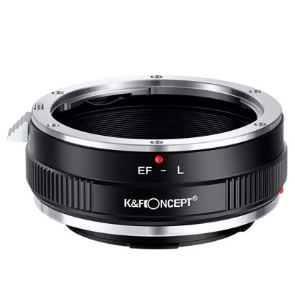 Picture of K&F Concept Lens Mount Adapter EOS-L Manual Focus Compatible with Canon (EF/EF-S) Lens to L Mount Camera Body