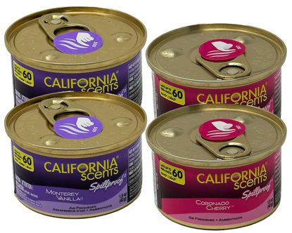 Picture of California Scents Air Freshener 4-Pack (Coronado Cherry + Monterey Vanilla)