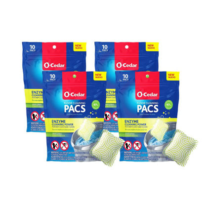 Picture of O-Cedar Floor Cleaning 40ct Pacs Citrus Scent 10ct (4-Packs)