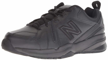 Picture of New Balance Men's 608 V5 Casual Comfort Cross Trainer, Black/Black, 12.5 Wide