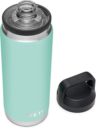 Picture of YETI Rambler 26 oz Bottle, Vacuum Insulated, Stainless Steel with Chug Cap, Seafoam