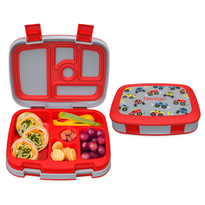 In This Space bento box lunch containers (3 pack, 39 ounces) - bento boxes  for adults, lunch boxes for kids, 3 compartment food containers wi