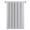 Picture of Mrs Awesome Light Gray Shower Curtain Liner with 3 Magnets,72x72 4G PEVA Lightweight & Waterproof Plastic Shower Curtain for Bathroom, 72 x 72, Light Gray