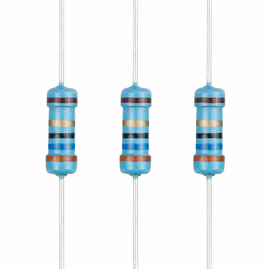 Picture of EDGELEC 100pcs 36 ohm Resistor 1/2w (0.5Watt) ±1% Tolerance Metal Film Fixed Resistor, Multiple Values of Resistance Optional