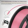 Picture of PLA 3D Printer Filament, SUNLU Neatly Wound PLA Filament 1.75mm Dimensional Accuracy +/- 0.02mm, Fit Most FDM 3D Printers, Good Vacuum Packaging Consumables, 1kg Spool (2.2lbs), 330 Meters, PLA Pink