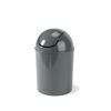 Picture of Umbra 1.25-Gallon Mini Waste Can w/ Swing-Top Lid - Small Garbage Bin for Compact Spaces Under Tables & Counters, Miniature Trashcan, Removable Lid for Kitchens Bathrooms Bedrooms Dorms, Dark Grey