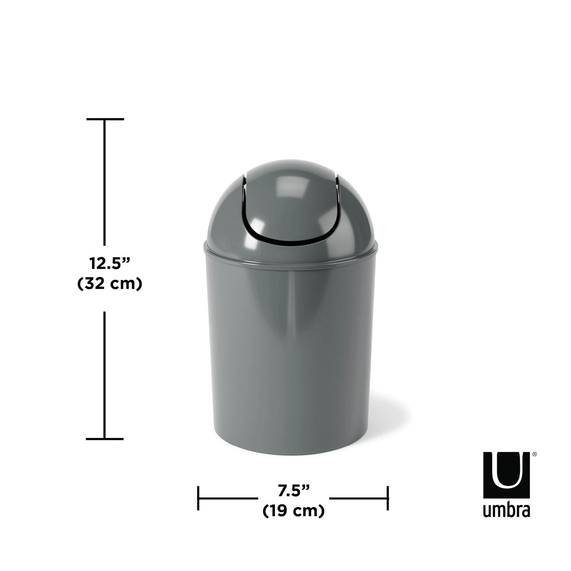 GetUSCart Umbra 1.25Gallon Mini Waste Can w/ SwingTop Lid Small