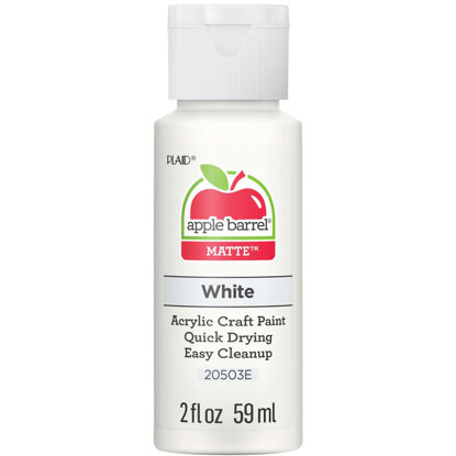 Picture of Apple Barrel Acrylic Paint in Assorted Colors (2 Ounce), 20503 White