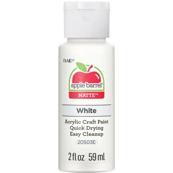 Picture of Apple Barrel Acrylic Paint in Assorted Colors (2 Ounce), 20503 White