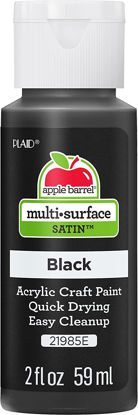 Picture of Apple Barrel Multi Surface Acrylic Paint, 2 oz, Black 2 Fl Oz