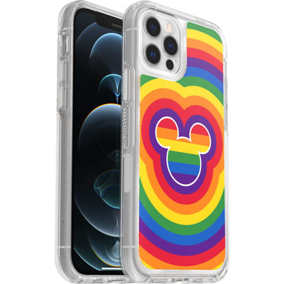 Picture of OtterBox SYMMETRY SERIES CLEAR Case for iPhone 12 & iPhone 12 Pro - DISNEY PRIDE