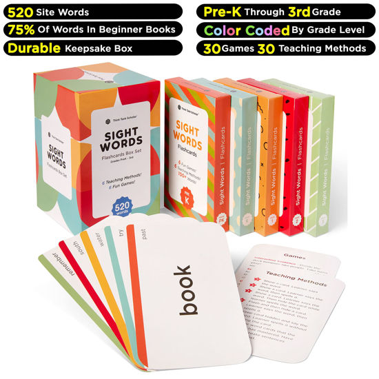 GetUSCart- Think Tank Scholar 520 Sight Words Flash Cards (Award ...