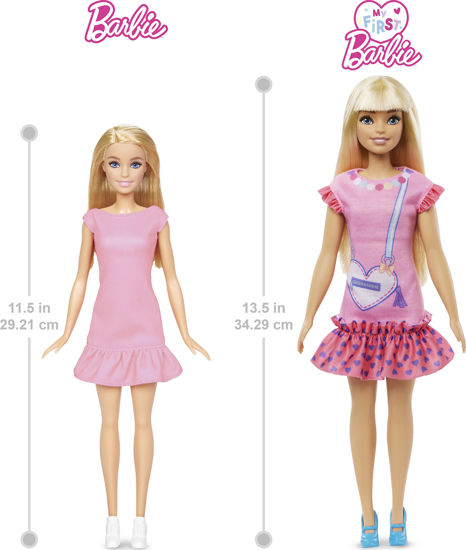 Barbie My First Preschool Doll Malibu - 13.5 Inch Blonde Hair Doll With Kitten & Accessories