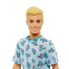 Picture of Barbie Fashionistas Ken Fashion Doll #211 with Blonde Hair, Blue Cactus Tee, White Shorts and Sneakers