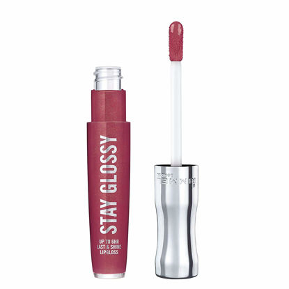 Picture of Rimmel Stay Glossy 6 Hour Lip Gloss, Captivate Me, 0.18 Fl Oz , 2 Count (Pack of 1)