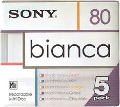 Picture of Sony Bianca 5-pack 80 Min. MiniDiscs