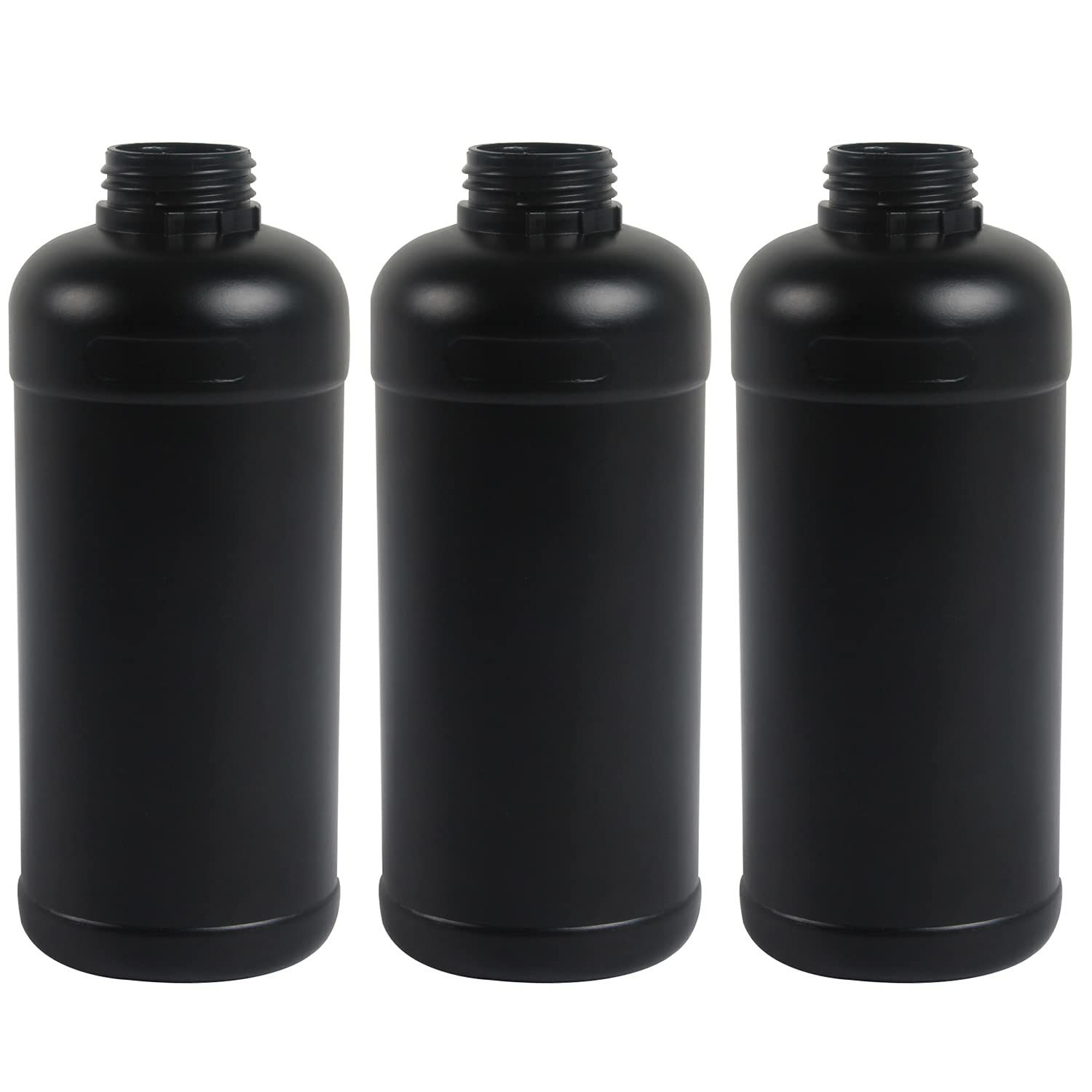 GetUSCart 3X 1000ml Round Container Darkroom Chemical Storage Bottles