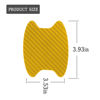 Picture of 8PCS Car Door Handle Sticker, Carbon Fiber Anti-Scratches Car Door Cup Protector, Non-Marking Auto Door Handle Protective Film, Self-Adhesive Door Side Paint Protector for All Cars (Gold/8 PCS)