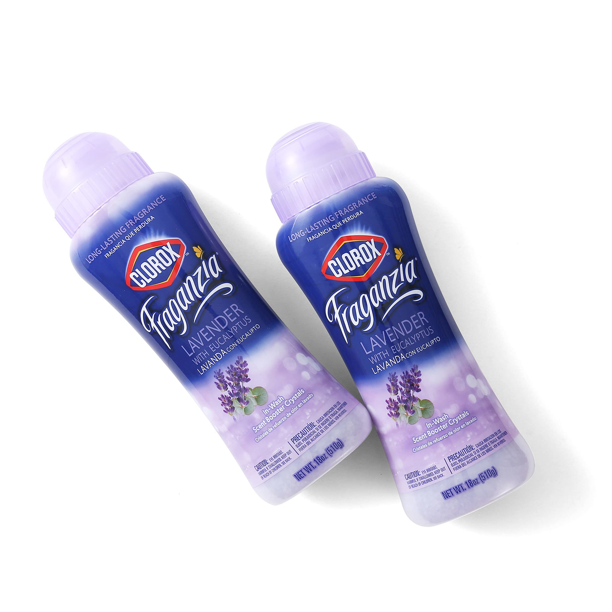 Gels Désodorisants Clorox Fraganzia - Parfum Lavande Et Eucalyptus - Pack De 6 - 0,12 Fl Oz Chacun