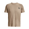 Picture of Under Armour mens Sportstyle Left Chest Short-Sleeve T-Shirt , (236) Sahara / Black / Black , 4X-Large