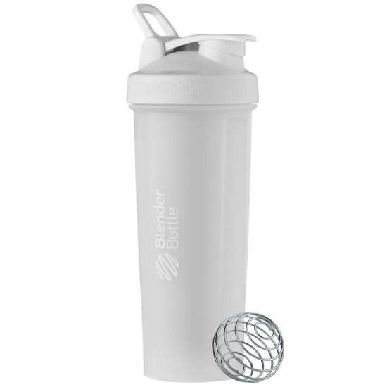 Classic Shaker Bottle Perfect for Protein Shakes and Pre Workout 20 Ounce  Black