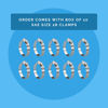 Picture of Koehler Enterprises Hose Clamps, Hose Clamp Box of 10, Radiator Hose Clamp, Silver, Size SAE 28