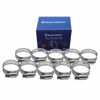 Picture of Roadformer 2.75" Worm Gear Hose Clamp - SAE 44 Size, Full Stainless Steel with 1/2" Band Working Range 59mm - 81mm Duct Clamp Pipe Clamp Worm Drive Hose Clamp Fuel Line Clamp (10 Pack, 59mm - 81mm)