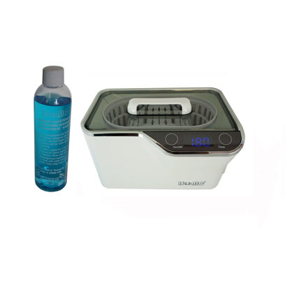 Picture of iSonic® Ultrasonic Jewelry Cleaner CDS100 with Cleaning Solution Concentrate CSGJ01, 110V