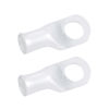 Picture of SELTERM 2pcs 1/0 AWG 1/2" Stud Tinned Copper Wire Lugs, Battery Lugs, Ring Terminals, Battery Cable Ends, 0 Gauge Ring Terminal Connectors, UL Marine Grade Electrical Battery Terminal Connectors