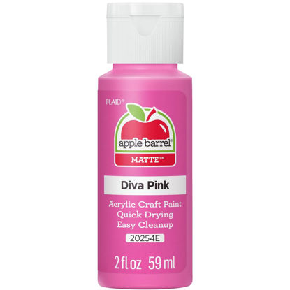 Picture of Apple Barrel Acrylic Paint in Assorted Colors (2 oz), 20254, Diva Pink