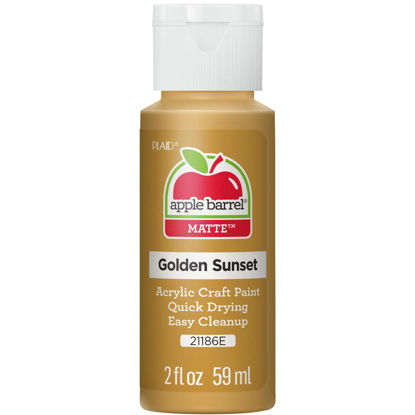 Picture of Apple Barrel Acrylic Paint in Assorted Colors (2 Ounce), Golden Sunset