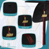 Picture of Endea Graduation Mixed Double Color Tassel with Gold Date Drop (Black/Red, 2023)