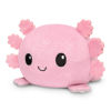 Picture of TeeTurtle - The Original Reversible Axolotl Plushie - Pink Sparkle + Gray - Cute Sensory Fidget Stuffed Animals That Show Your Mood