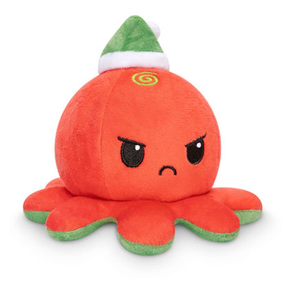 Picture of TeeTurtle - The Original Reversible Octopus Plushie - Naughty + Nice - Cute Sensory Fidget Stuffed Animals That Show Your Mood