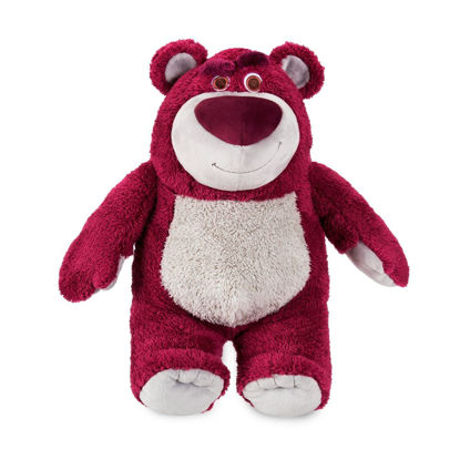 Picture of Disney Store Official Lotso Soft Toy - Toy Story 3, Medium 13", Strawberry Scented, Cuddly Fabric, All Ages