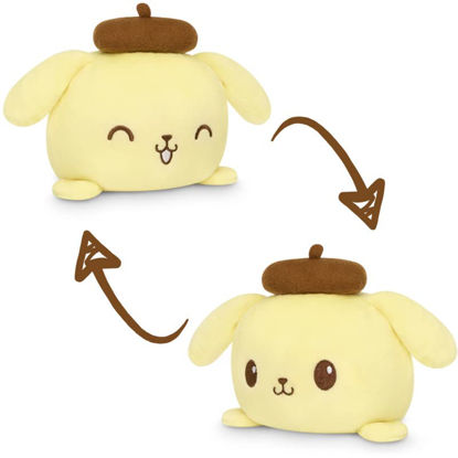 Picture of TeeTurtle | The Officially Licensed Reversible Sanrio Plushie | Pompompurin | Show Your Mood Without Saying a Word!