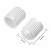 Picture of Outus 20 Pack Tyre Valve Dust Caps for Car, Motorbike, Trucks, Bike, Bicycle (White)