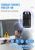 Picture of Lanpard Faraday Bag for Key Fob(2 Pack), Faraday Cage Protector, Car RFID Signal Blocking Key Fob Protector, Double-Layers of Shielding Carbon Fiber Material Anti-Theft Faraday Pouch