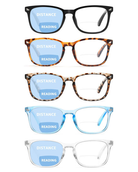 Blue Light Bifocal Computer And Reading Glasses CCVOO Pack Bifocal