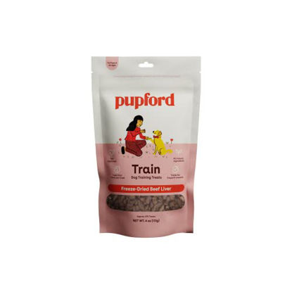 Picture of Pupford Freeze Dried 475+ Puppy Treats, Low Calorie, Vet Approved, All Natural, Healthy Training Treats for Small to Large Dogs (Beef Liver)