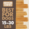 Picture of Mighty Paw Yak Cheese Chews for Dogs | All-Natural Long Lasting Pet Treats. Odorless and Great for Oral Health. Limited-Ingredient Chews for Puppies & Power-Chewers (Medium, 4 Pack)
