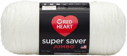 Picture of RED HEART Super Saver Jumbo Yarn, Soft White