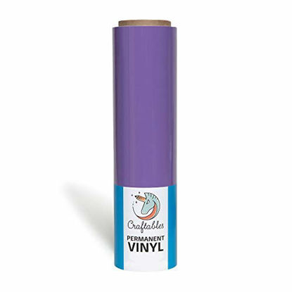 Picture of Craftables Lavender Vinyl Roll - Permanent, Adhesive, Glossy & Waterproof | 12" x 6' | for Crafts, Cricut, Silhouette, Expressions, Cameo, Decal, Signs, Stickers