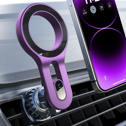 Picture of LISEN for MagSafe Car Mount, Car Phone Holder Mount, Purple